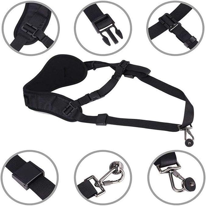Camera Strap Padded Shoulder Neck Strap Quick Release Sling Belt | Adjustable