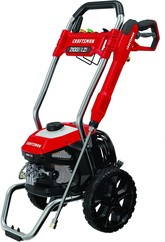 CRAFTSMAN 2100 & 1700 PSI Electric Pressure Washers with 1.2 GPM, Corded (CMEPW2100 & CMEPW1700)