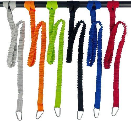 Kayak Paddle Leash - Stretchable Coiled Lanyard for Kayaks & Fishing Rods | Durable & Reliable