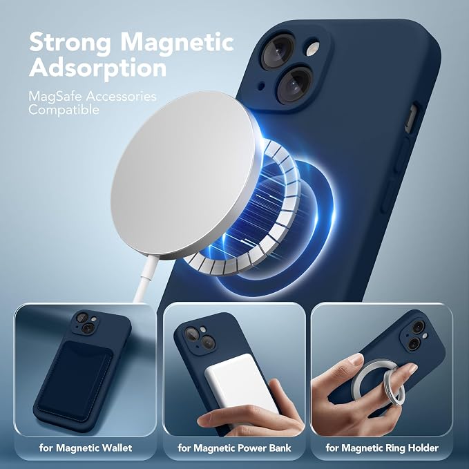Magnetic for iPhone 15 Plus Case, Compatible