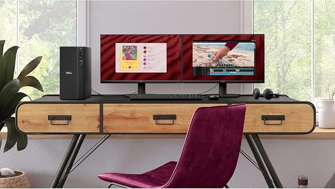 Dell Pro Tower QCT1250 Business Desktop Computer, Intel 14-Core Ultra 5 up to 5.0GHz, 2026 Copilot AI, 16GB DDR5 RAM, 512GB PCIe SSD, 4K Dual Monitor Support, HDMI, Windows 11 Pro