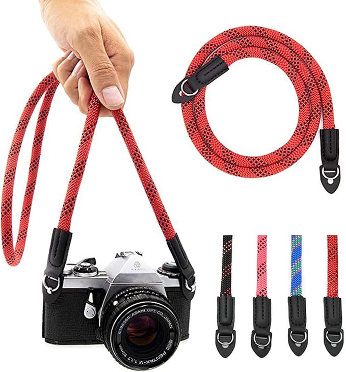 Camera Strap Vintage 100cm Nylon Climbing Rope Camera Neck Shoulder Strap