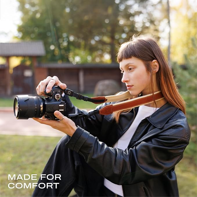 C Coiro Classic Leather Camera Strap