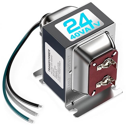 24V 40VA Doorbell Transformer for Ring Video Doorbells, Compatible