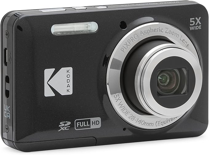 Kodak PIXPRO FZ55 Digital Camera + Point & Shoot Camera Case + Sandisk 128GB