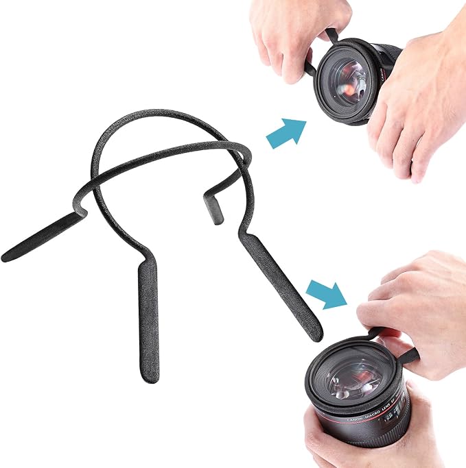 Neewer® Rubber-Coated Metal Camera Lens Filter Remover Wrench Set Kit, Fit 67mm