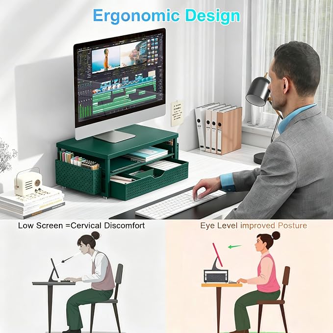 gianotter Desk Organizers and Accessories, Monitor Stand