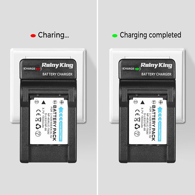 LI-40B LI-42B LI-40C Camera Battery Charger