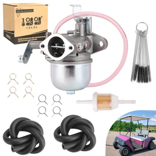 10L0L Carburetor Kit for EZGO Marathon 2-stroke Gas 1980-1987, Replace OEM 18342-G1 20071-G1 26645-G01 17563 18342G1 20071G1 26645G01