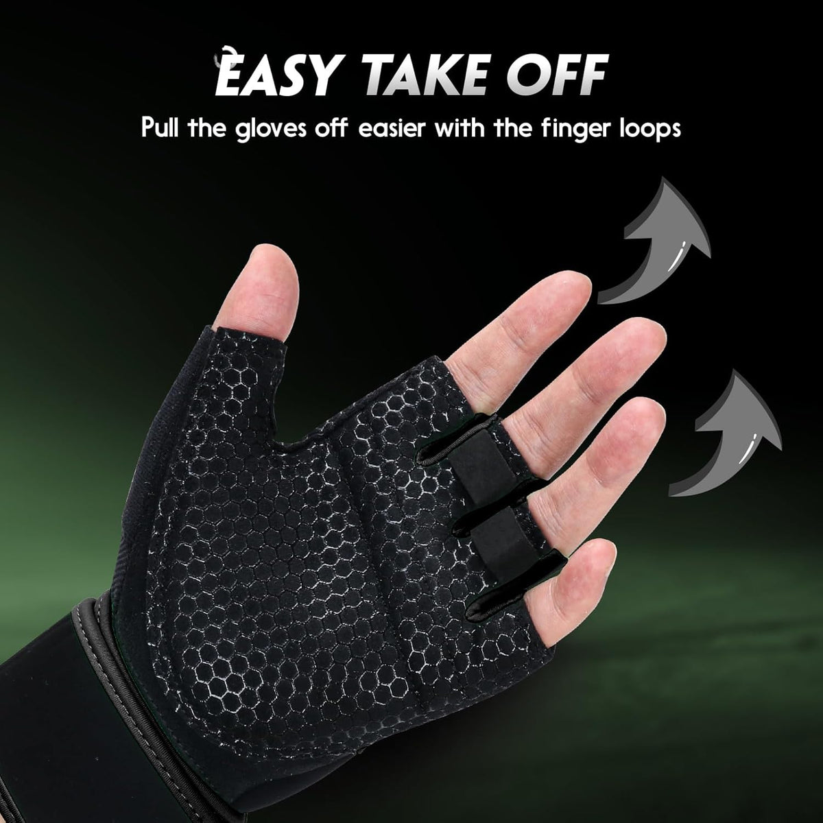 Skiennix Workout Gloves - Weight Lifting Gloves for Men & Women | Enhanced Grip & Strong Wrist Support