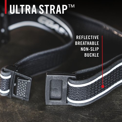 Coast FLX40R 800 Lumen Built-in Rechargeable Battery LED Headlamp with Twist Focus Lens Ultra Strap