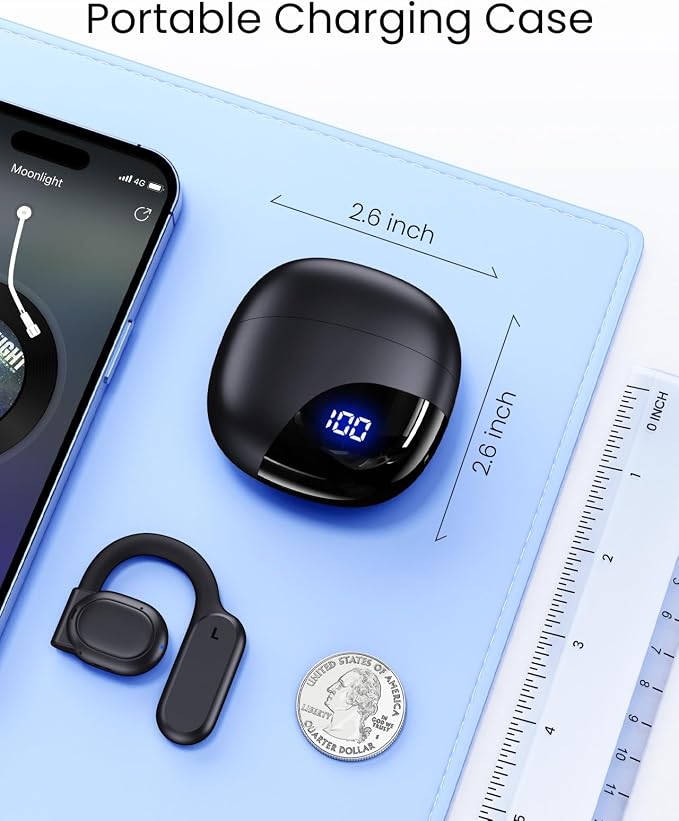 AI Translation Earbuds Real Time 164 Languages 80H Playtime Translator Ear Buds