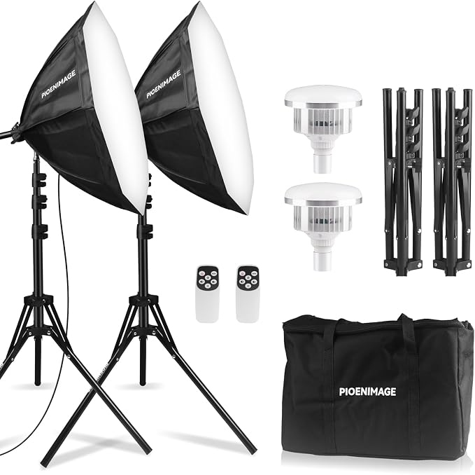Softbox Lighting Kit, Softbox Photography Lighting Set