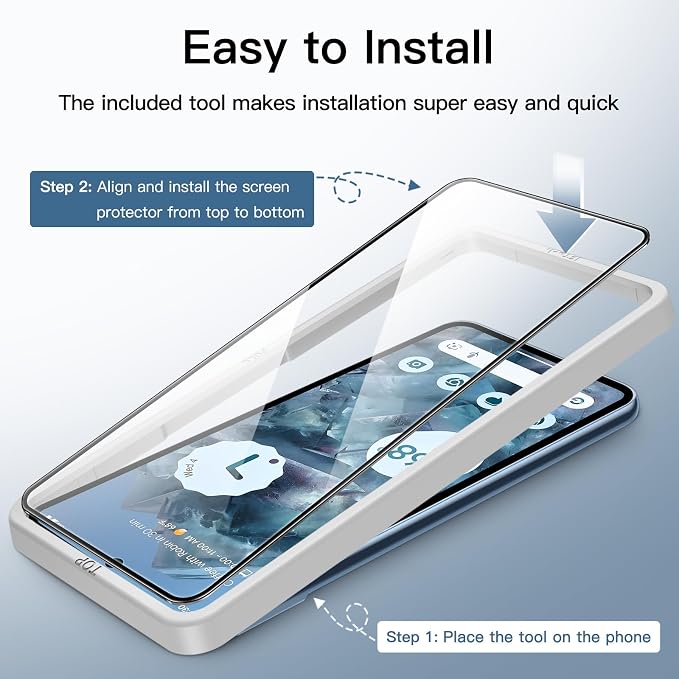 JETech Full Coverage Screen Protector