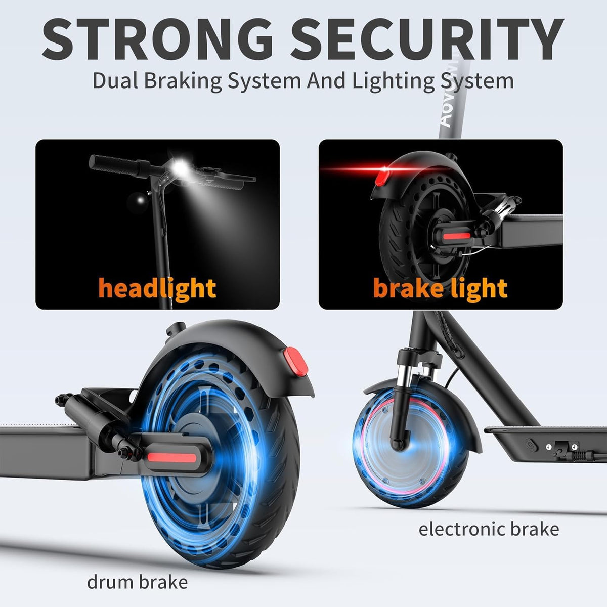 Regine Electric Scooter - Powerful 350W-500W Motor, 10-21 MPH, 10-28 Miles Range, Lightweight Design