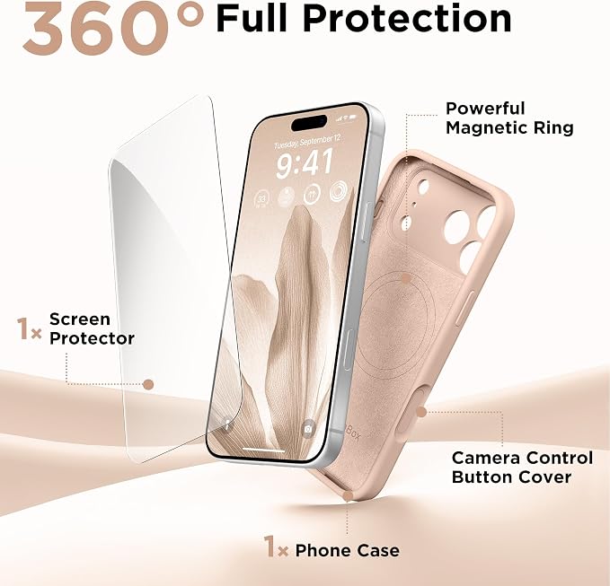 GolbinBox Magnetic for iPhone 17 Pro Case, Compatible
