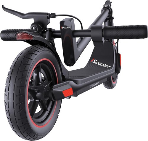 iScooter Electric Scooter - 500W Peak Power, 18 Miles Range, 22 MPH Top Speed | Foldable Design for Adults & Kids