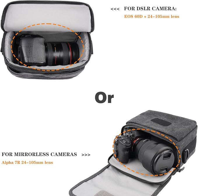 Besnfoto Camera Bag Purse Small Messenger Shoulder Bag