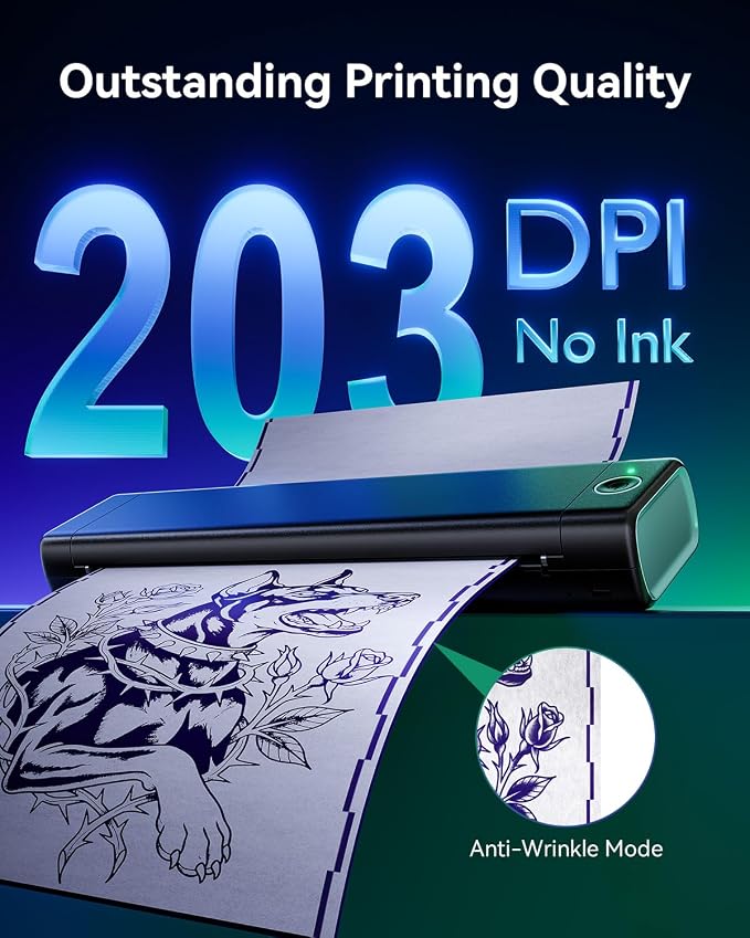 Phomemo M08F Tattoo Stencil Printer