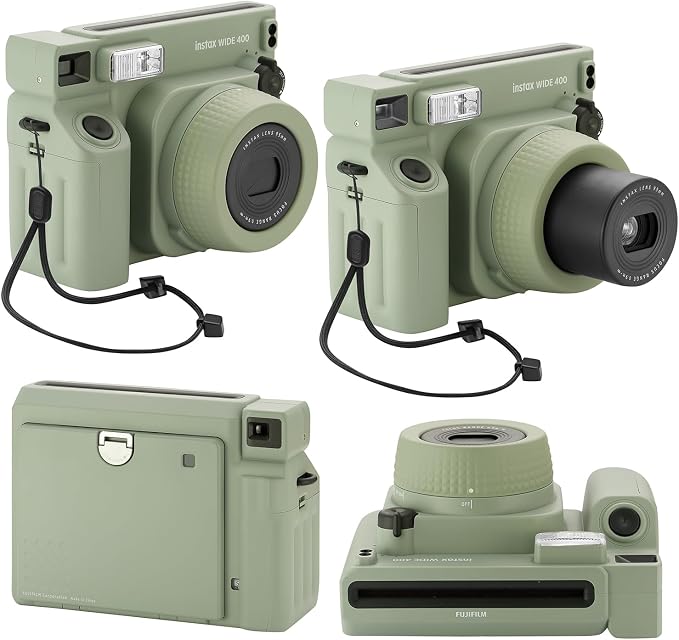 Fujifilm Instax Wide 400 Instant Camera + Camera Case + 4 AA Batteries + Photo