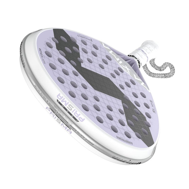 Varlion Padel Racket Maxima Summum Prisma Soft Orquídea, Professional Paddle Racket for Enhanced Power & Control, Aerodynamic Prisma Frame, Soft EVA Core, Elegant Design