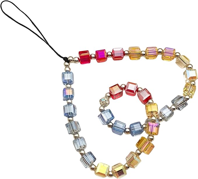 Beaded Camera Wrist Strap Cute Digital Camera Charm Lanyard Phone Chain