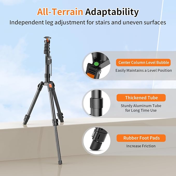 XXZU 75" Camera Tripod, Tripod For Camera Phone