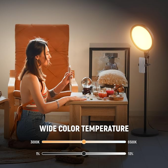 NEEWER Basics 12" 24W Large Ring Light