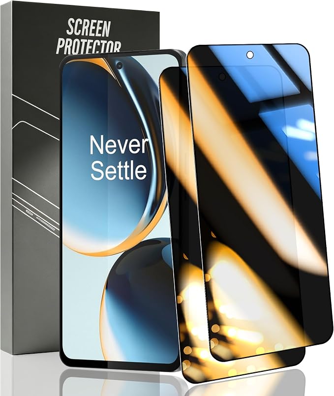 2 Pack Privacy Tempered Glass for OnePlus Nord N30 5G Screen Protector