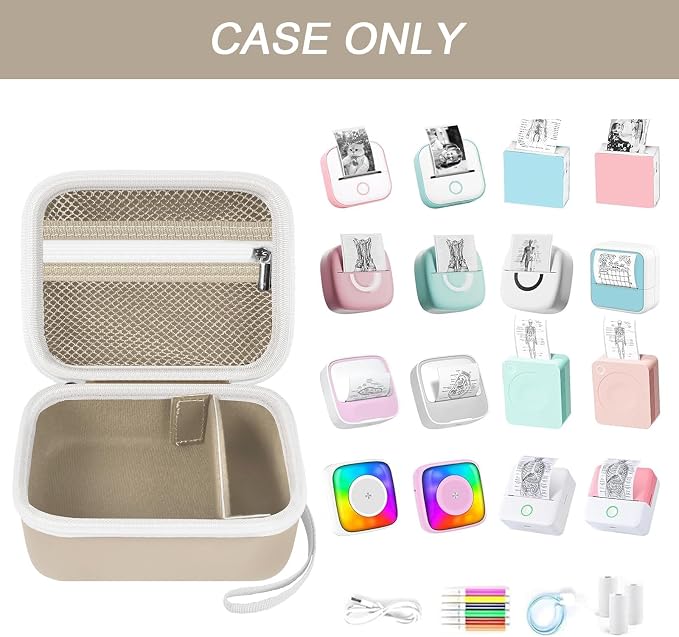 ANKHOH Label Maker Case for Memoking T02/ for Phomemo M02/ M02S/ M02 Pro/ Q30S/
