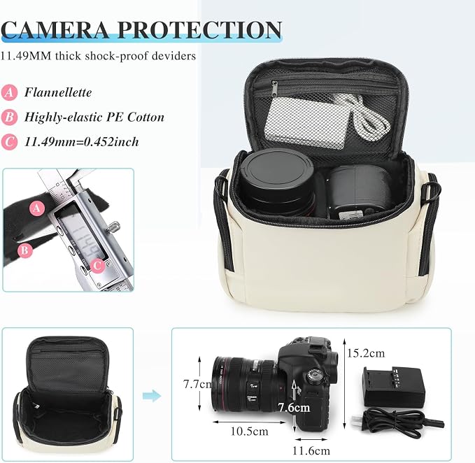 G-raphy Camera Bag Case Compact Lightweight Shoulder Crossbody Sling