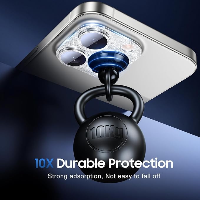 UniqueMe for 3 Pack iPhone 15 Pro/iPhone 15 Pro Max Camera Lens Protector