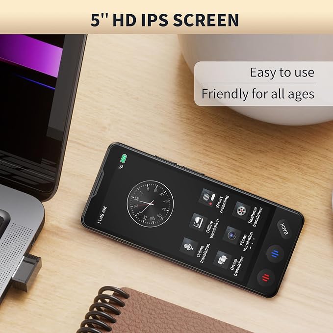 Language Translator Device No WiFi Needed, 2026 Upgraded AI Translator