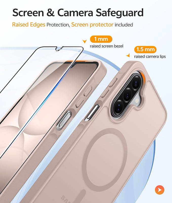 FNTCASE for Galaxy A17/A16 5G Phone Case: for Samsung A17 Cases Matte