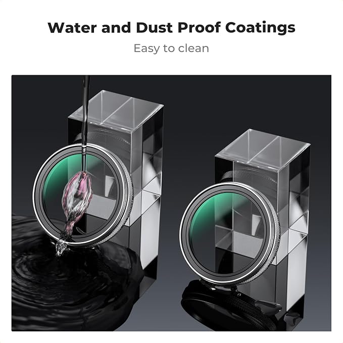 K&F CONCEPT Black Mist Diffusion 1/4 Filter Compatible