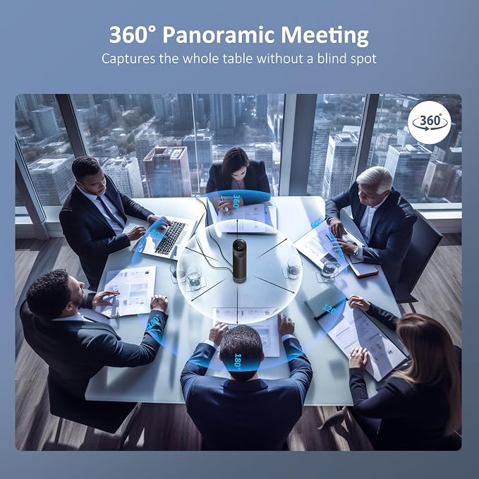 NexiGo Meeting 360 Ultra, Enhanced All-in-One Conference Camera System
