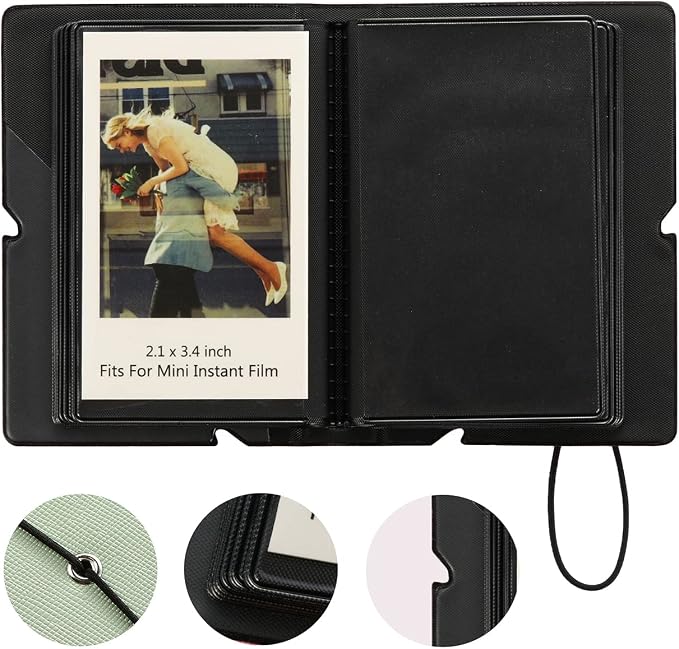 Mini Instant Film Photo Album Holds 28 Photos Fits
