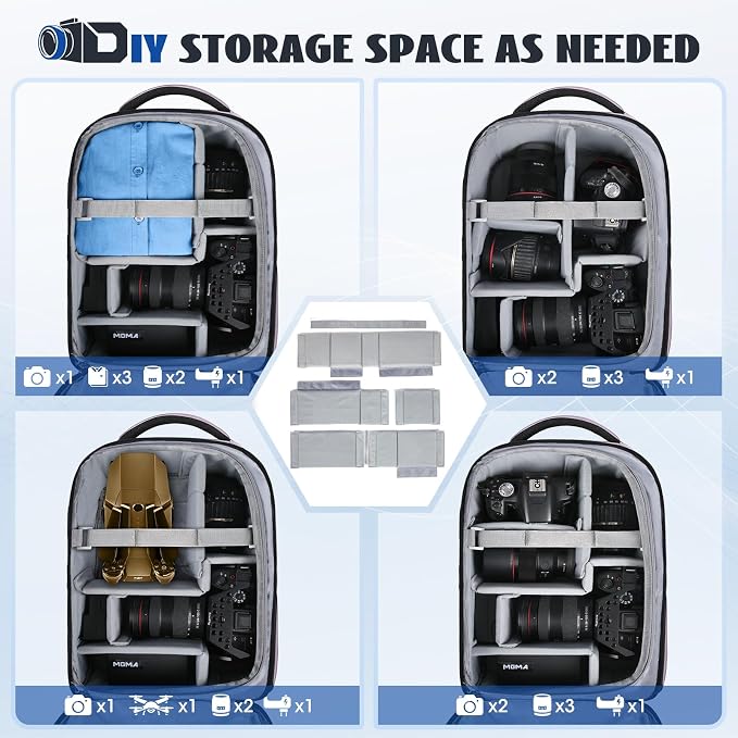 Camera Backpack Camera Bag for Photographers DSLR SLR Mirrorless Camera Cases