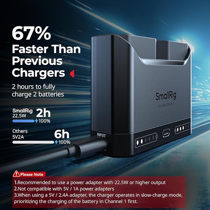 SMALLRIG NP-FZ100 Camera Battery Set