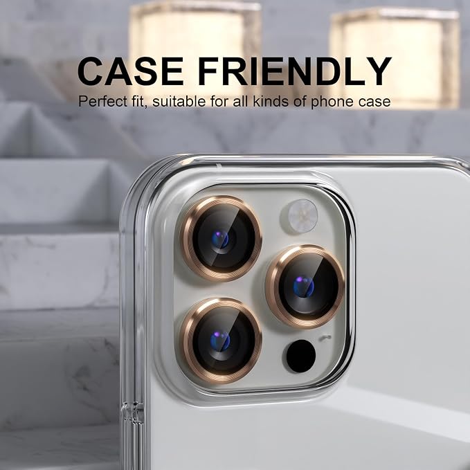 Choiche Compatible for iPhone 16 Pro/iPhone 16 Pro Max Camera Lens Protector
