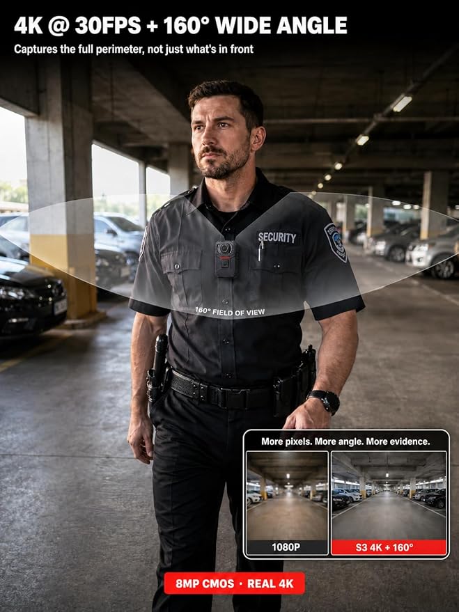 SPIKECAM S3 4K Body Camera