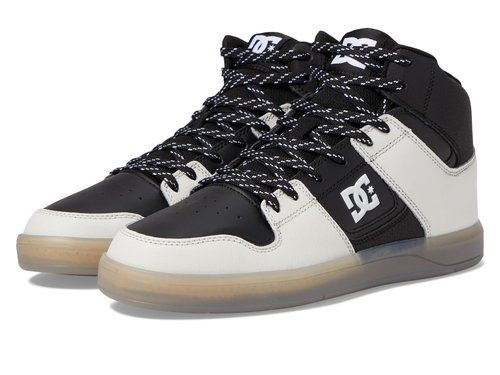 DC Cure Casual High-Top Skate Shoes Sneakers Black/Cream 7.5 D (M)