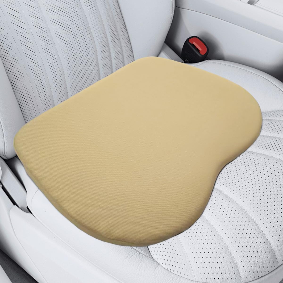 2 in 1 Wedge Car Cushion and Lumbar Support Pillow for Driving, Memory Foam Automotive Seat Booster Cushion, Non-Slip Vehicle Seat Pad for Car, Home, Office(Black)
