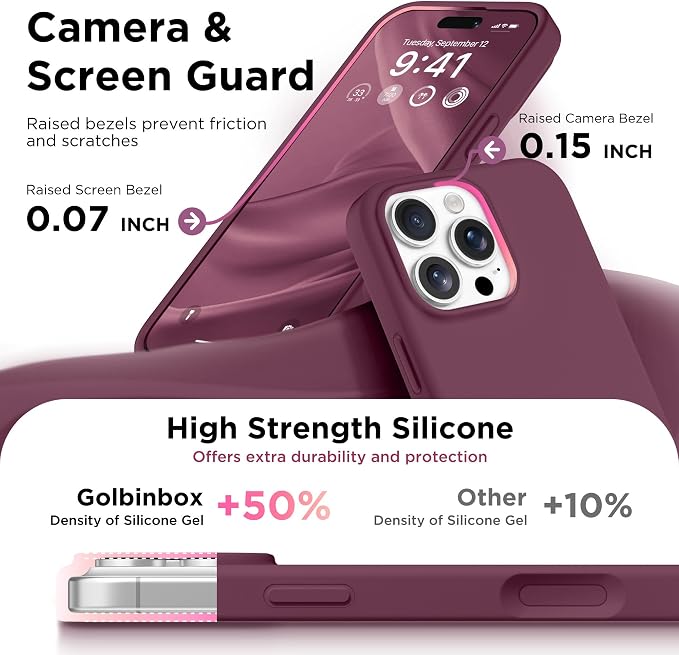 GolbinBox Magnetic for iPhone 16 Pro Max Case, Compatible