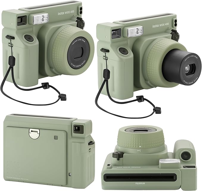 Fujifilm Instax Wide 400 Instant Camera + Camera Case + 4 AA Batteries + Photo