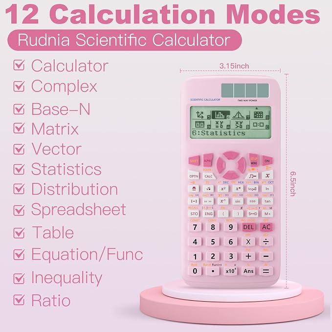 Scientific Calculators, Rudnia Pink Calculators