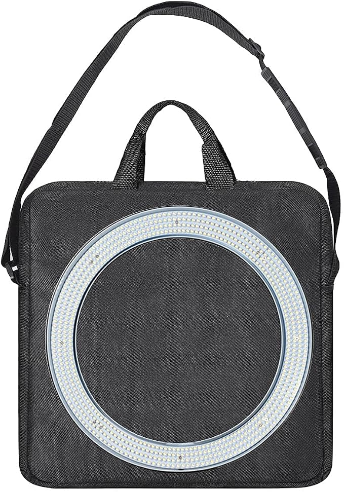 Photography Carrying Bag for 12" Ring Light, 12 x 12 inch Selfie Ring Light