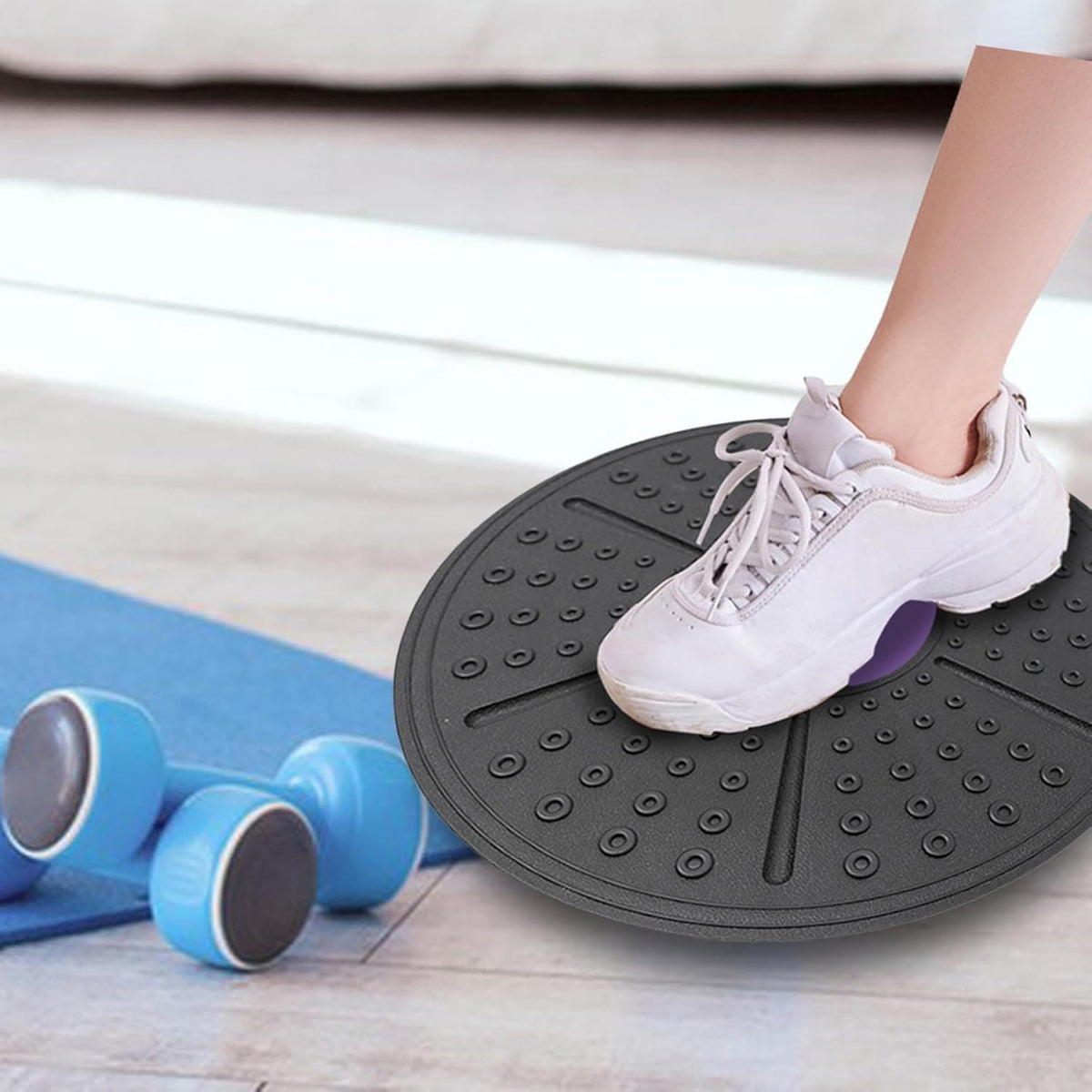 Wobble Balance Board - Core Stability Trainer for Home Gym | Enhance Balance & Coordination