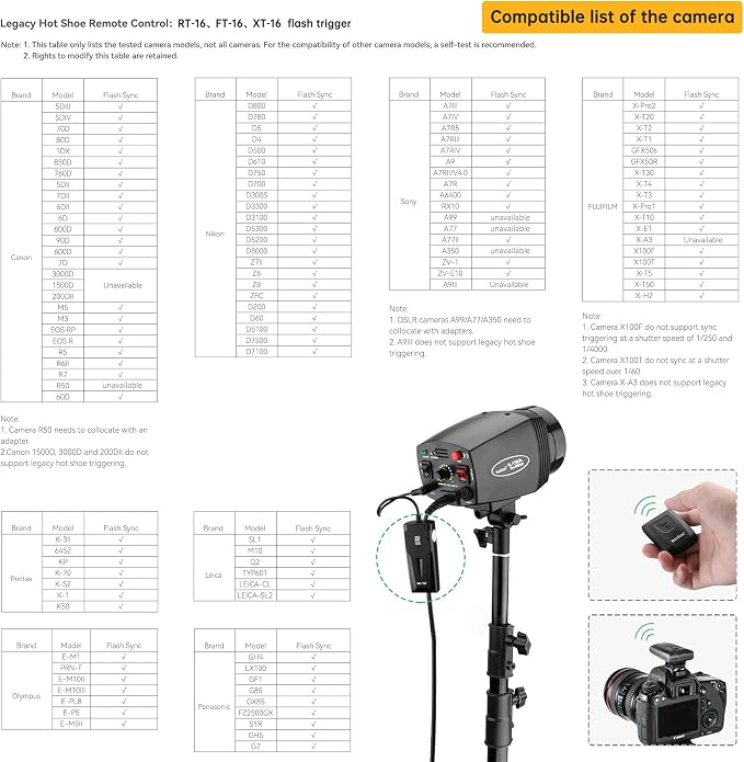 Godox 600W Professional Studio Strobe Lights Kit, 2X 300W 5600K Monolights