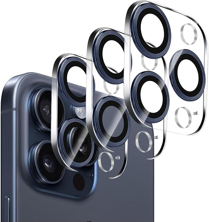 3 Pack Dengduoduo Tempered Glass Camera Lens Protector